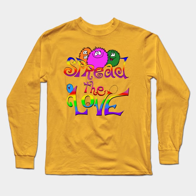 spread the love Long Sleeve T-Shirt by wolfmanjaq